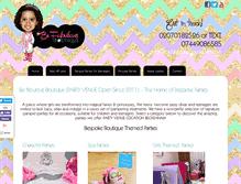 Tablet Screenshot of befabulousboutique.co.uk